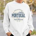 Retro Style Vintage Portugal Sweatshirt Gifts for Him