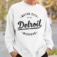 Retro Vintage Detroit Mi Souvenir Motor City Classic Detroit Sweatshirt Geschenke für Ihn