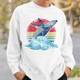 Retro Whale Sweatshirt Geschenke für Ihn