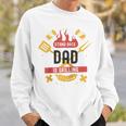 Stand Back Papa Grillt Raglan Sweatshirt Geschenke für Ihn