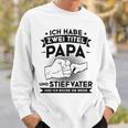 Stiefvater Stiefpapa Papa Sweatshirt Geschenke für Ihn