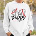 T-Ball Poppy Heart Ball Poppy Pride Sweatshirt Gifts for Him