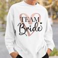 Team Braut Junggesellenabschied Dezent Herz Jga Bride To Be Sweatshirt Geschenke für Ihn