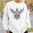 Thai Garuda Emblem Thailand Seal Hindu Buddhist Sweatshirt Gifts for Him