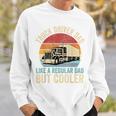 Truck Driver Dad Like Regular Dad But Cooler Father's Day Sweatshirt Gifts for Him