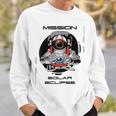 Usa 2024 Solar Eclipse Astronaut Space Photography Sweatshirt Gifts for Him