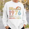 Vintage 1976 Limited Edition Original Parts Sweatshirt Gifts for Him