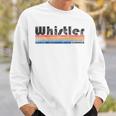 Vintage 1980S Style Whistler Canada Sweatshirt Gifts for Him