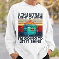 Vintage This Little Light-Of Mine Lil Dumpster Fire Sweatshirt Gifts for Him
