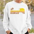 Vintage Hawaii Retro Hawaiian Beach Surfing 70'S Surf Sweatshirt Gifts for Him