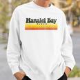 Vintage Retro 70S 80S Hanalei Bay Hawaii Sweatshirt Gifts for Him