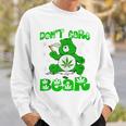 Weed Bear Herb Bear Don't Care Bear Marijuana Cannabis Sweatshirt Gifts for Him