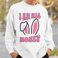 Women's Matching Couple Easter Wife I Am His Honey Sweatshirt Gifts for Him