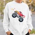 Youth 5 Year Old Monster Truck Car 5Th Birthday Boy Sweatshirt Gifts for Him