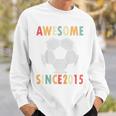 Youth 7Th Birthday Soccer Lover 7 Years Old Vintage Retro Sweatshirt Gifts for Him