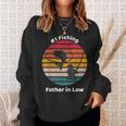 1 Fishing Father In Law Graphic Fisherman Fathers Day Sweatshirt Gifts for Her