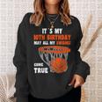 10 Year Old Happy 10Th Birthday Basketball 10Th Birthday Sweatshirt Gifts for Her