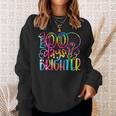 100 Days Brighter Student Happy 100Th Day Of School Tie Dye Sweatshirt Gifts for Her