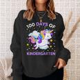 100 Days Of Kindergarten Unicorn Girls 100 Days Of School Sweatshirt Gifts for Her