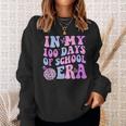 In My 100 Days Of School Era Retro Disco 100Th Day Of School Sweatshirt Gifts for Her
