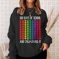 100 Days Of School And Still Loving It Hearts Cute 100Th Day Sweatshirt Gifts for Her