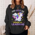100Th Day Of School Unicorn Girls 100 Days Of Kindergarten Sweatshirt Gifts for Her