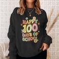 100Th Days Of School Happy 100 Days Of School Sweatshirt Gifts for Her