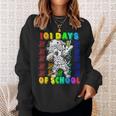 101 Days Of School Dalmatian Dog 100 Days Smarter Teacher Sweatshirt Gifts for Her