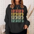 123123 123123 New Year's Eve 2023 Happy Years Day 2024 Sweatshirt Gifts for Her