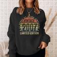 17 Year Old Vintage 2007 Limited Edition 17Th Birthday Sweatshirt Gifts for Her