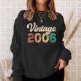 18 Year Old Vintage 2006 Made In 2006 18Th Birthday Sweatshirt Gifts for Her