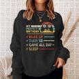 18Th Birthday Gamer Perfect Gaming 18 Years Old Boy Vintage Sweatshirt Gifts for Her
