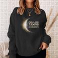 2024 Solar Eclipse Dallas Texas Souvenir Totality Sweatshirt Gifts for Her