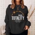 2024 Total Eclipse Path Of Totality Arkansas 2024 Sweatshirt Gifts for Her