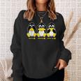 3 Linux Penguins Hörre Sehen Sprechen Kein Win Informatiker Sweatshirt Geschenke für Sie