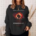 40824 Total Solar Eclipse 2024 Evansville Indiana Sweatshirt Gifts for Her