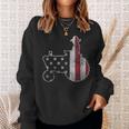 4Th Of July American Flag Tractor Usa Independence Day Sweatshirt Gifts for Her