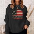 4Th Of July We The People 1776 Usa Flag Sweatshirt Gifts for Her