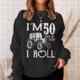 50Th Birthday Tractor Farmer Rancher 50 Years Old Sweatshirt Gifts for Her