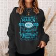 55Th Birthday 55 Years Old Legends Born March 1969 Sweatshirt Gifts for Her