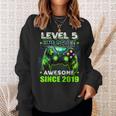 5Th Birthday Gamer 5 Year Old Bday Boy Five Son Sweatshirt Gifts for Her