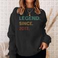 7 Years Old Legend Since 2017 7Th Birthday Sweatshirt Gifts for Her