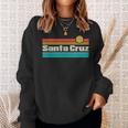 70S 80S Ca Retro Sunset Santa Cruz Sweatshirt Geschenke für Sie
