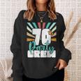 70Th Party Crew Birthday Squad 70 Year Old Birthday Sweatshirt Gifts for Her