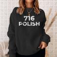 716 Polska Proud Apparel Dyngus Day Buffalo Pride Polish Sweatshirt Gifts for Her