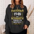 75 Años Cumpleaños Regalo Hombre Hecho En 1948 Hecho En 1948 Camisa de entrenamiento Regalos para ella