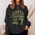 7Th Army Birthday Military I'm 7 Year Old Camo Birthday Sweatshirt Gifts for Her