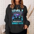 7Th Birthday Gamer 7 Years Old Bday Boy Seven Son Sweatshirt Gifts for Her