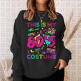 This Is My 80S Costume 1980S Party 80'S Outfit Women Sweatshirt Gifts for Her