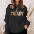 Aba Therapy Squad Matching Therapist Floral Sweatshirt Gifts for Her